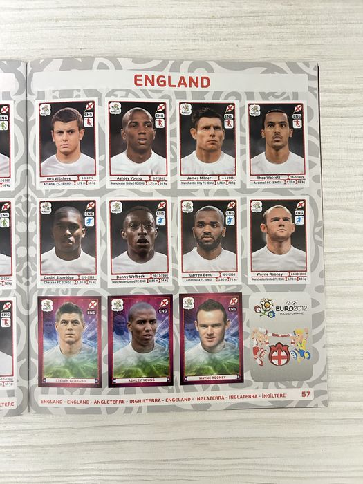 Panini Euro 2012 – напълно попълнен албум