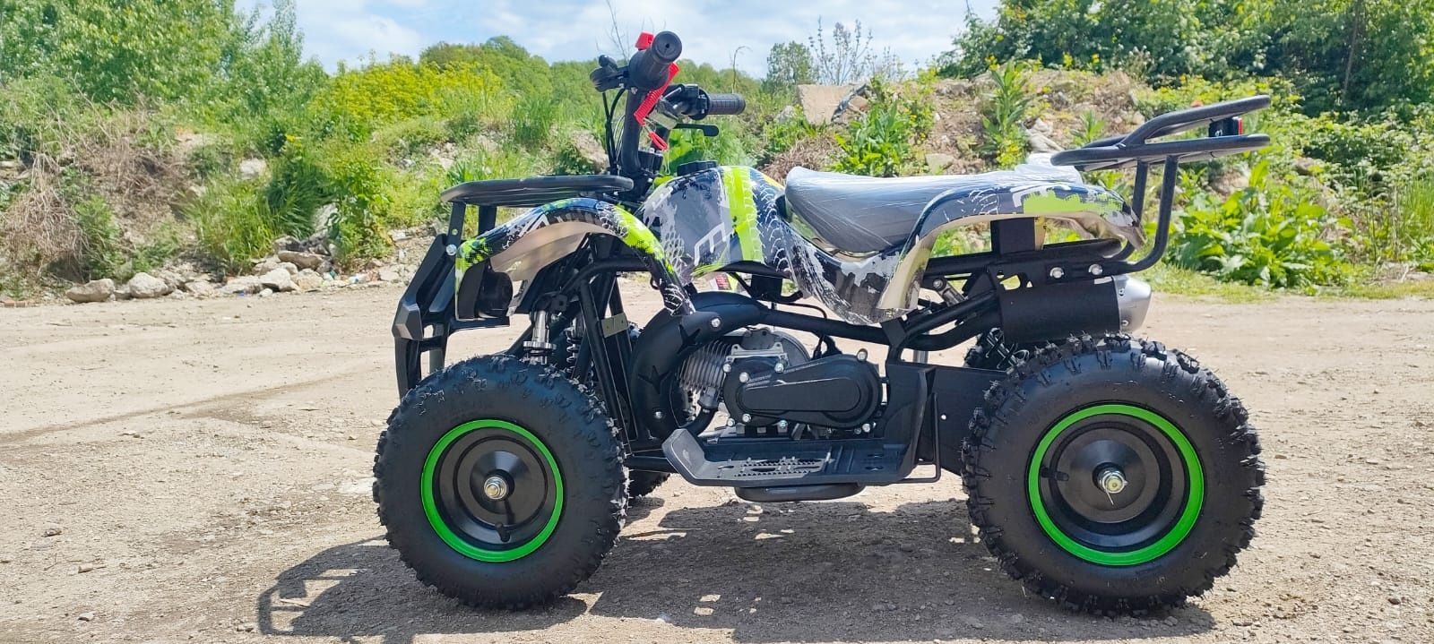 Mini Atv Quad adus din Germania pentru copii pe benzina de 50 cc