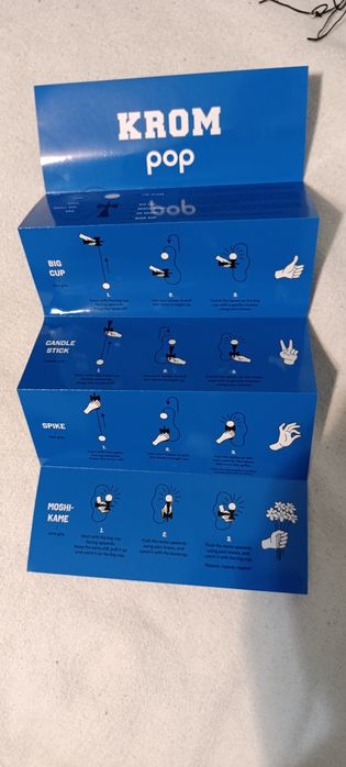 Kendama Krom Pop Albastru Închis