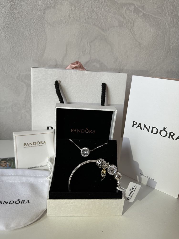 Скидки‼️  Pandora цепочка и браслетики 925 проба