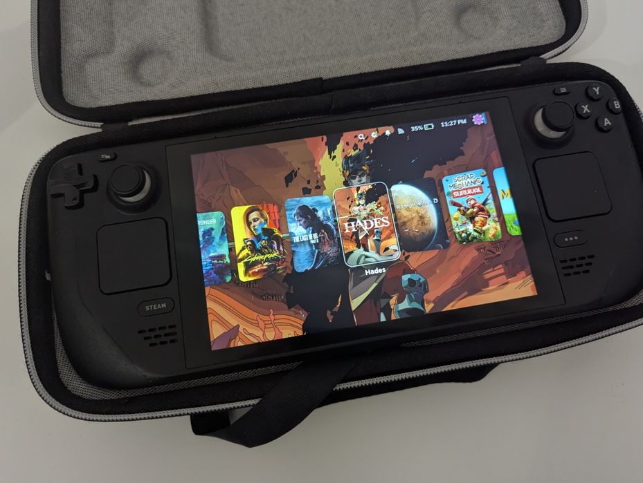 Steam deck 512gb + card SD samsung evo 256