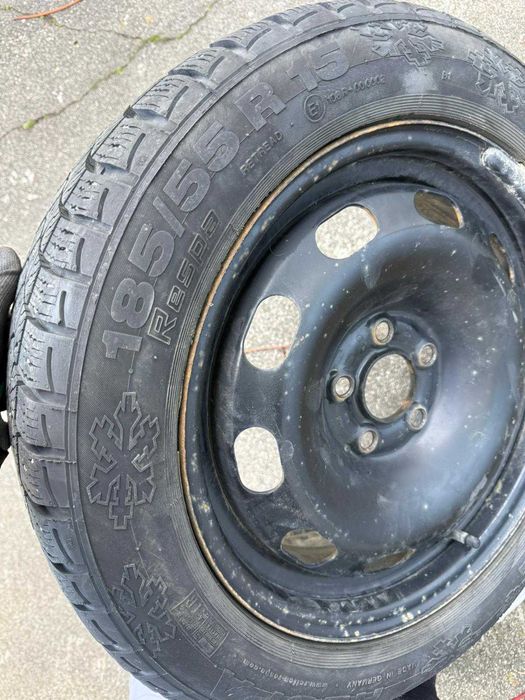 Set Jante din tabla + Cauciucuri Iarna ET38 6Jx15H2