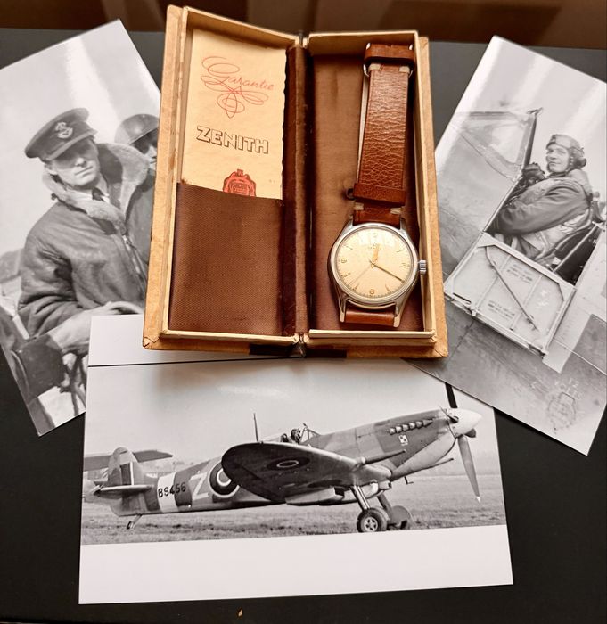 Ceas Zenith Pilot full set Acte-Cutie. Anul 1948