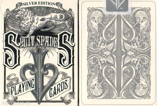 Carti de joc Split Spades Silver Edition David Blaine Bicycle