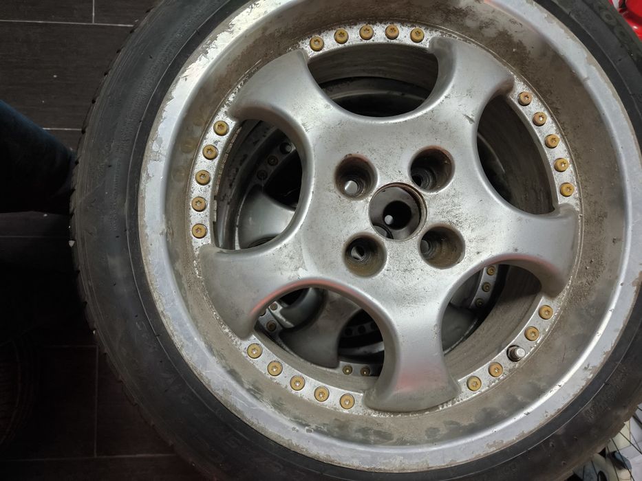 Jante Aliaj Aluett 4x100 R 17 8J ET35 Gume Iarna 215 45 R17