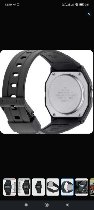 Casio F 91W наручные часы оригинал!