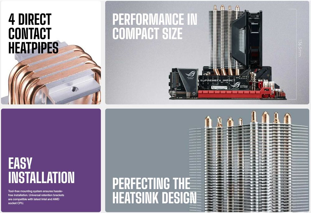 Охладител Cooler Master Hyper H412R за 1150, 1151, 1155, 1156, 1200