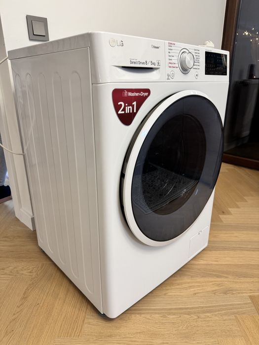 Masina de spalat cu uscator LG F4J6TG0W - 8kg spalare / 5kg uscare