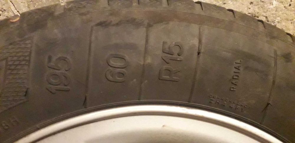 Джанти алуминиеви с гуми за Опел 195 60 15