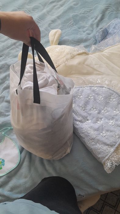 Конверт и вещи  на мальчика