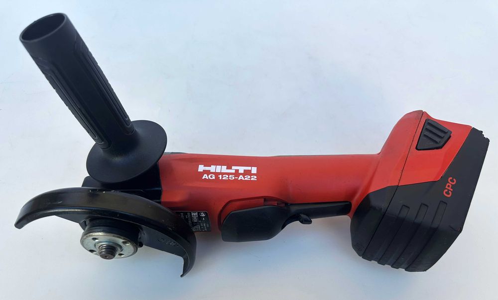 Hilti AG 125-A22 - Безчетков  ъглошлайф 2x22V 5.2Ah перфектен!
