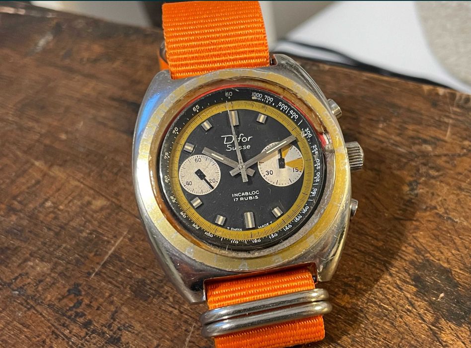 Ceas Difor chronograph eta 7734 profundimetru 42mm