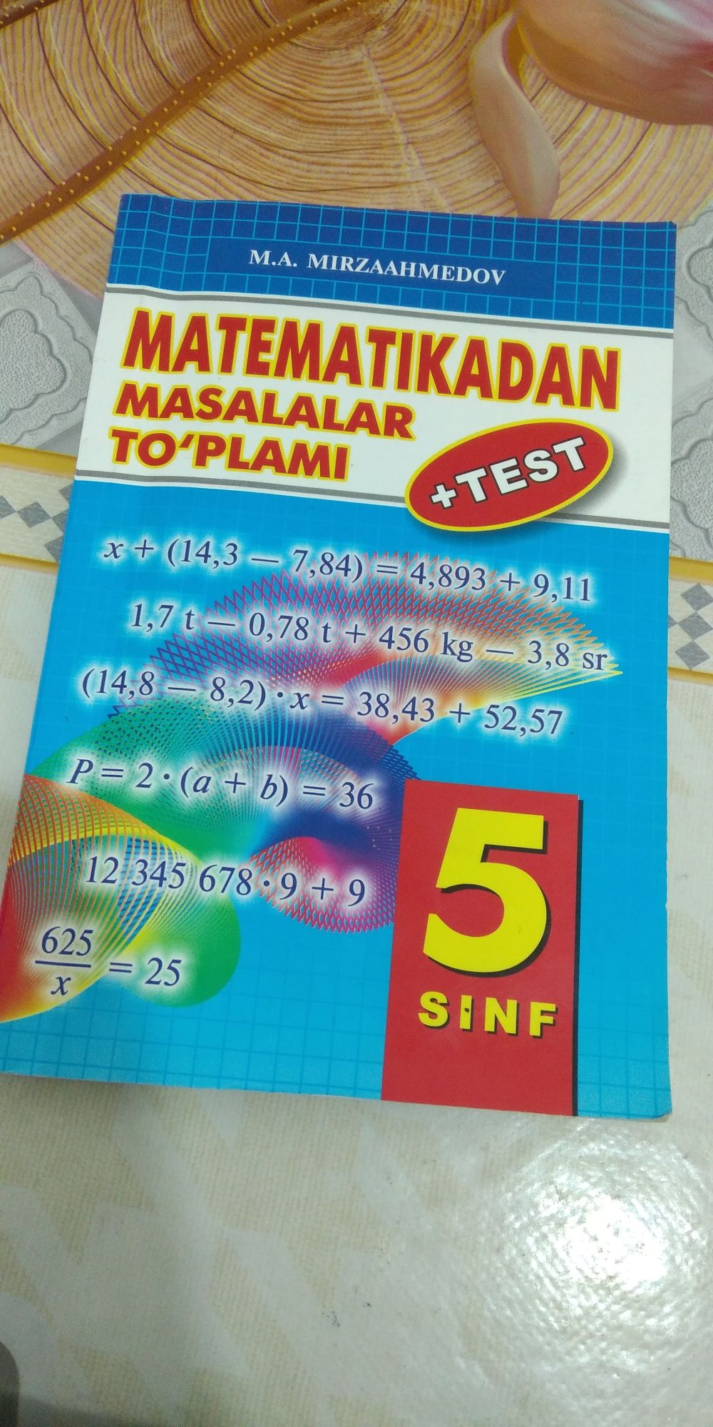 Mirzaahmedov Matematika masalalar to'plami