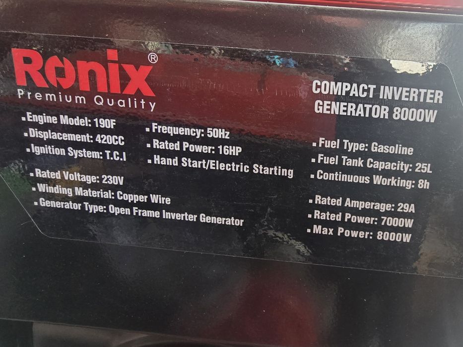 Ronix  генератор 4773