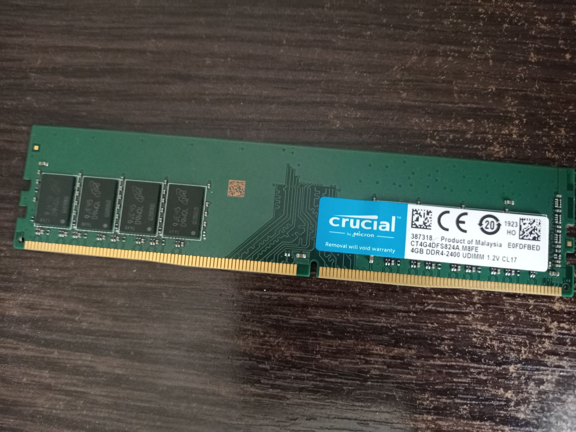 Оперативная память DDR4 4gb crucial
