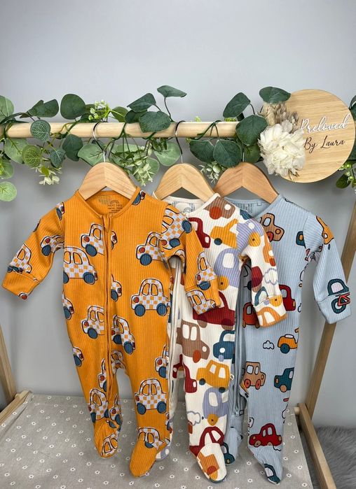 3бр Ромпъри гащеризони Next 6-9m