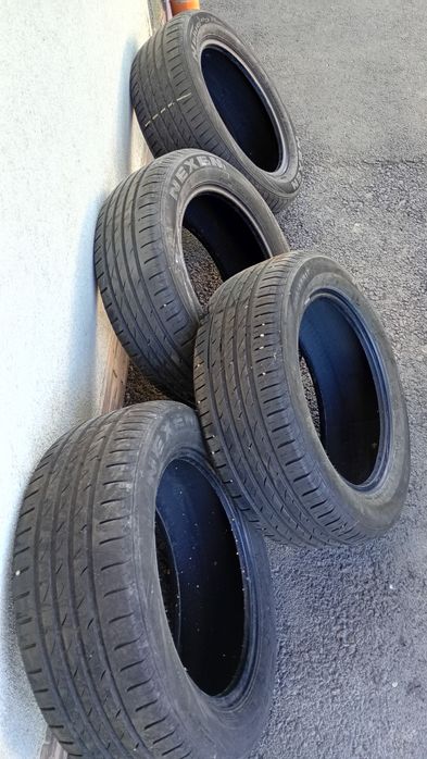 Vând un set de 4 cauciucuri cu prof de 3-5mm