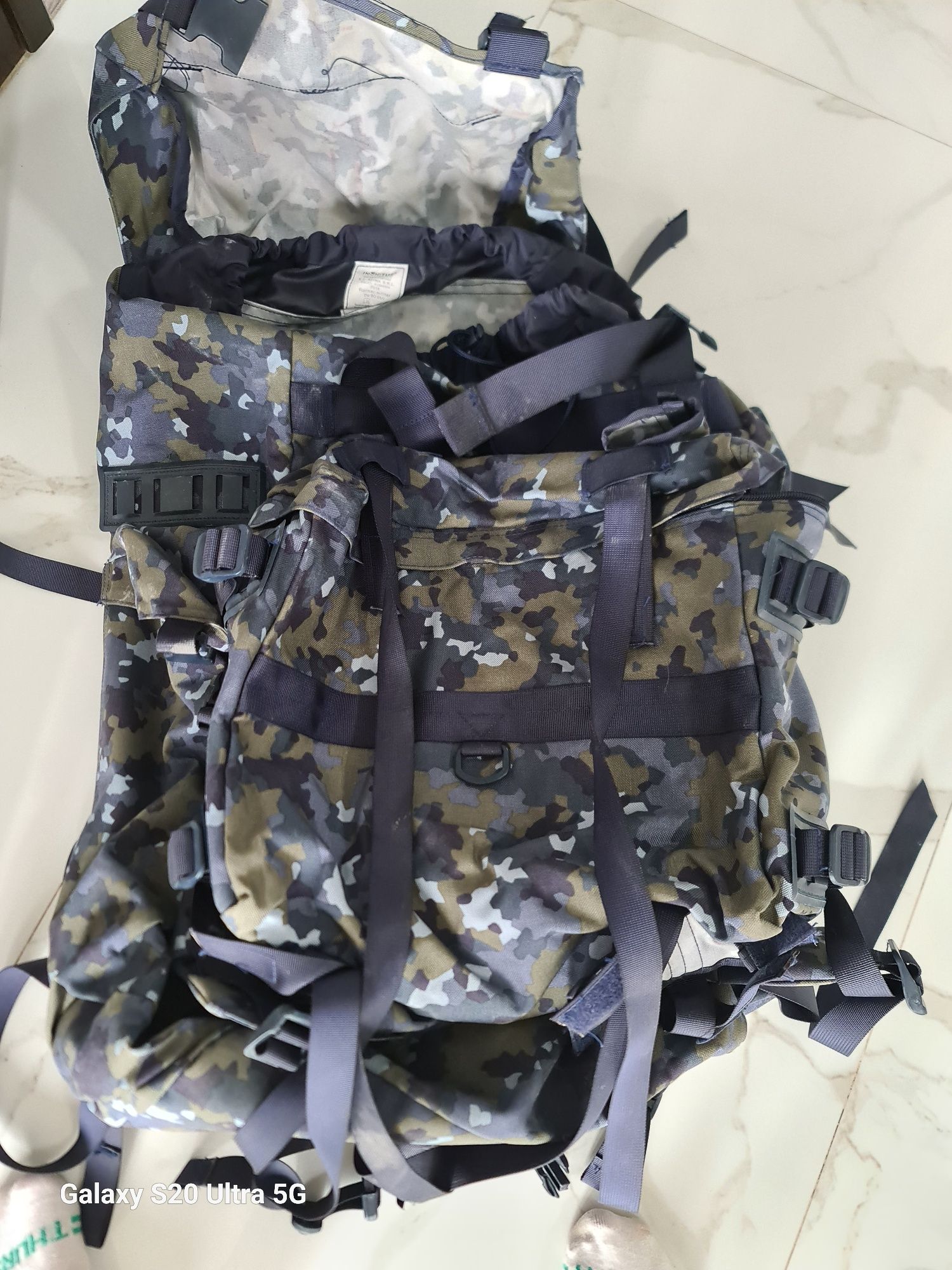 Rucsac militar 80litri cu puiuț 30 litri