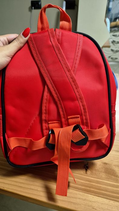 Ghiozdan fetite buburuza rosu