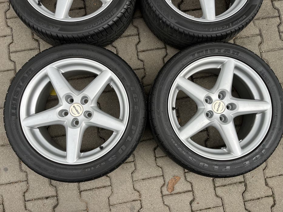 Jante 5x112mm, anvelope iarna, 235/45 R17, VW Audi Seat Skoda Mercedes