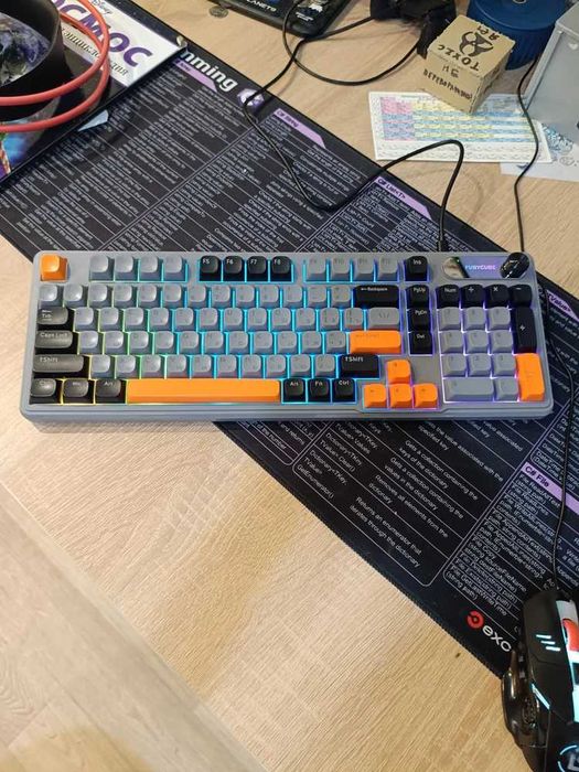 Клавиатура для компьютера мембранная игровая, FURYCUBE IP98