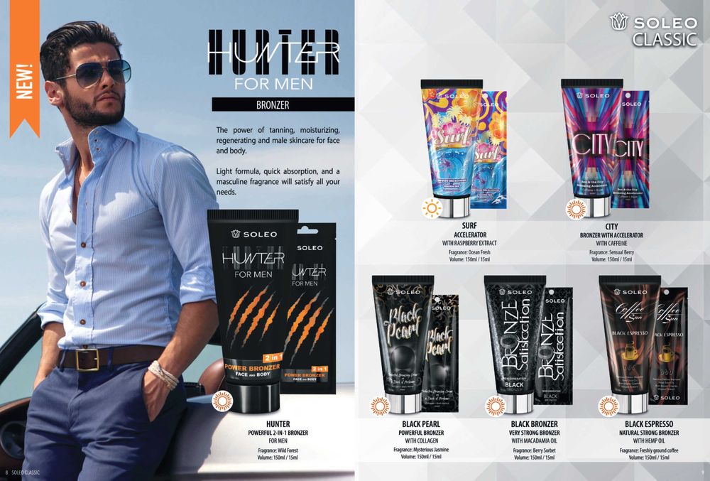 Crema pentru solar Soleo, pentru saloane si private. Preturi reduse