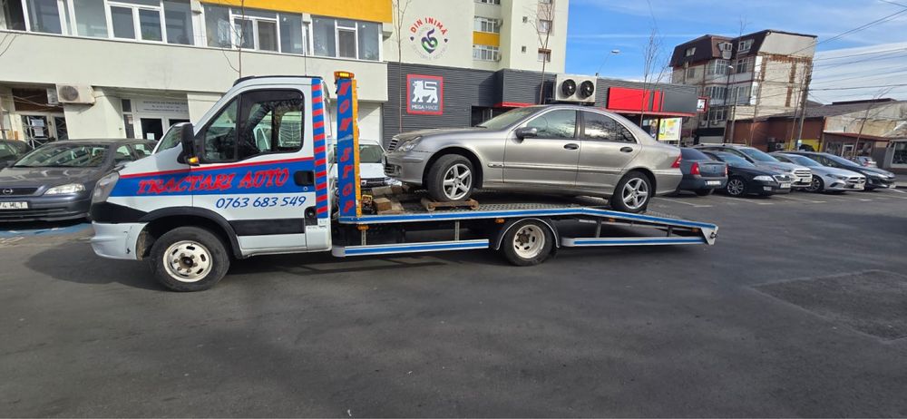 Tractari auto moto Transport dube utilaje Platforma Asistenta rutiera