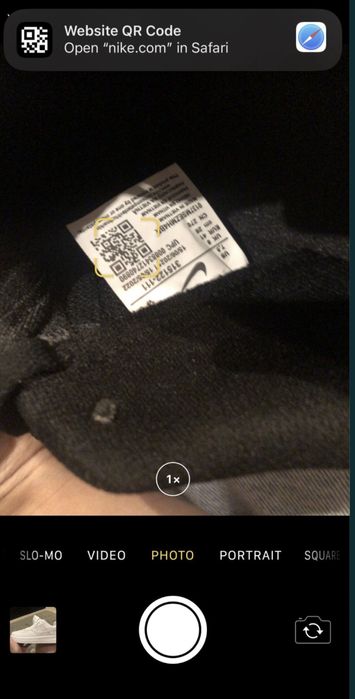 Air Force 1 Balck and White