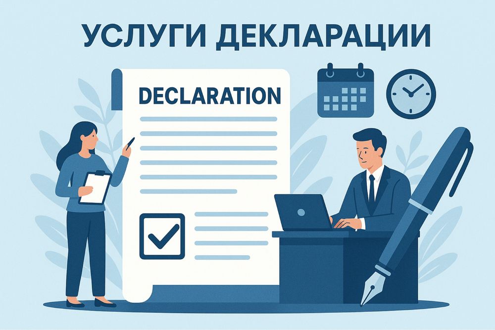 Услуги по оформлению ДЕКЛАРАЦИИ – надёжно и быстро!