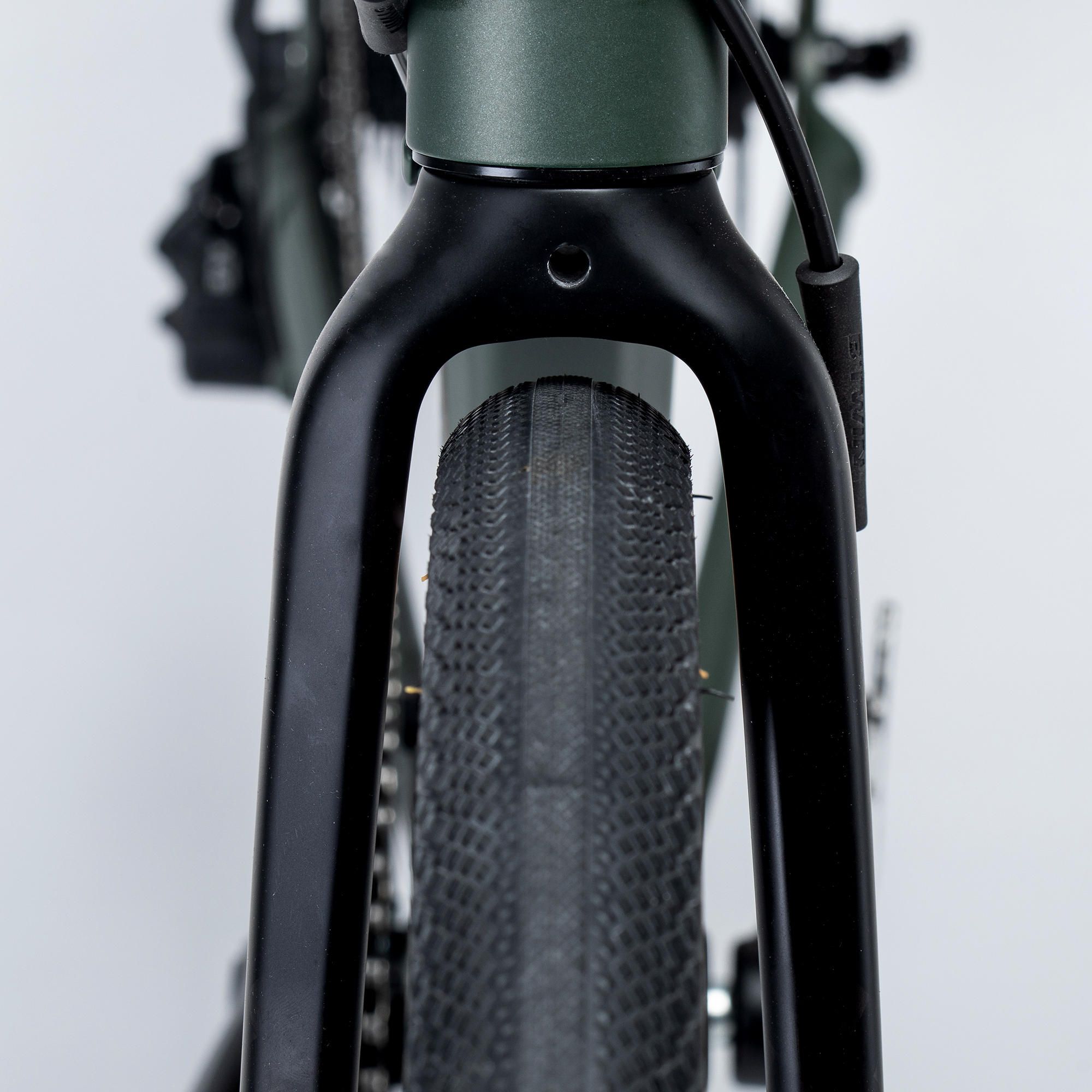Bicicletă gravel Grvl120 verde - produs resigilat (nou) Decathlon