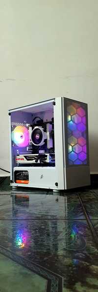 PC Gaming RGB Ryzen 5 5500& Rx 5700XT + Win 10 PRO | Full White