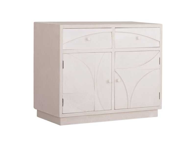 Шкаф, HM18046, Бял, Мдф, 107х38х82см.