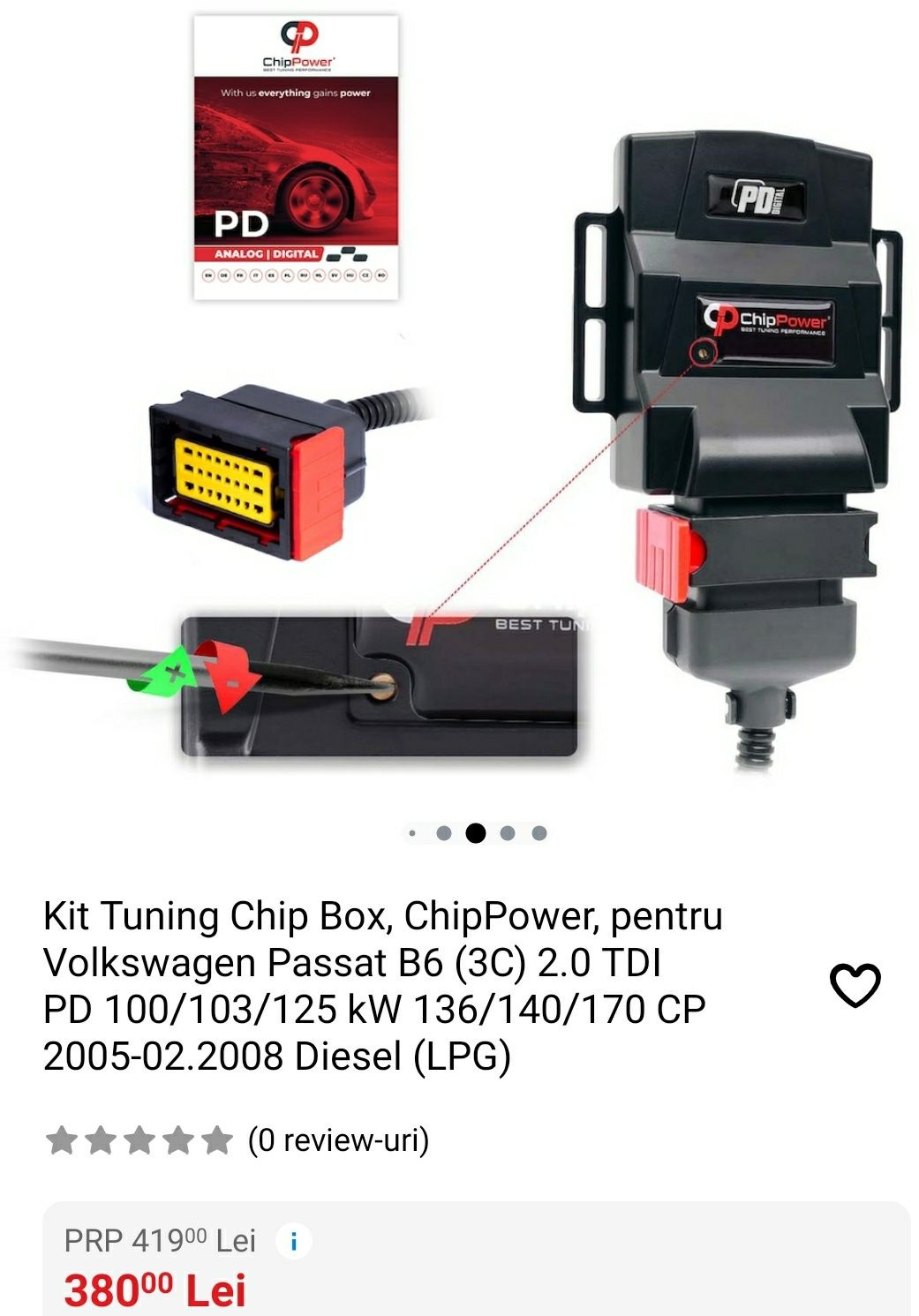 Chip power, chip tunning box, Kit Tuning Chip Box, ChipPower, pt VW Pa