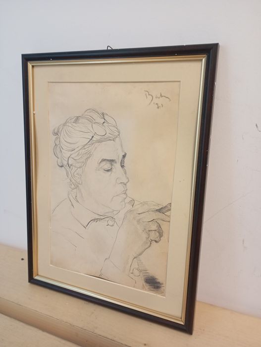 Vând grafică veche,semnate Baba și Tonitza  înrămate