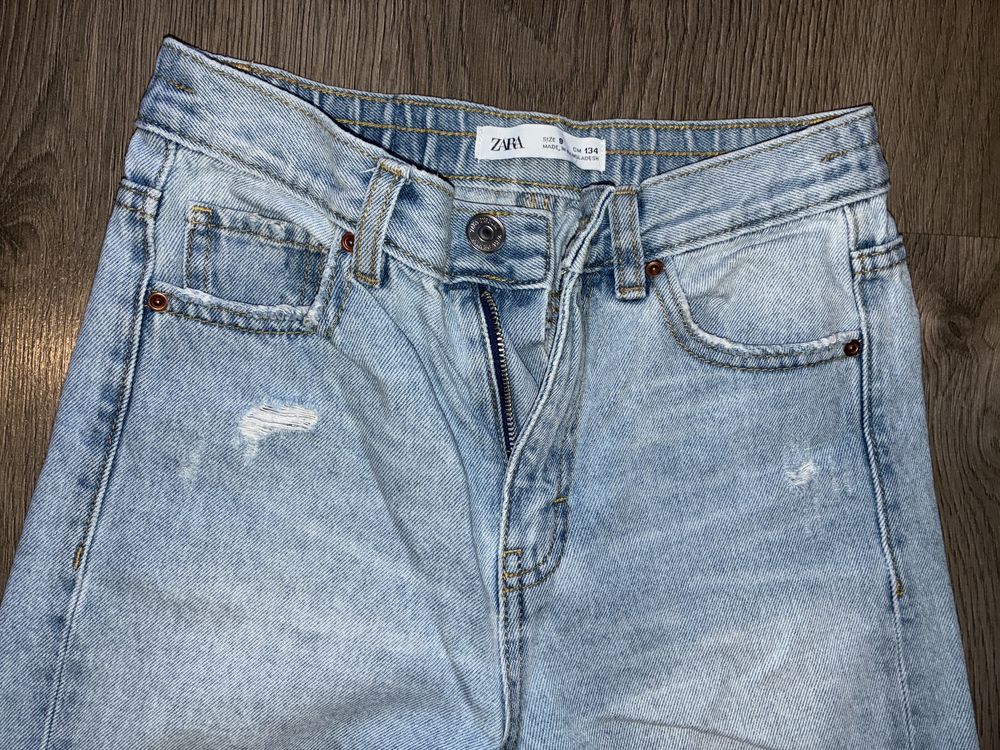 Лот дънки Zara и блуза H&M рр 134см