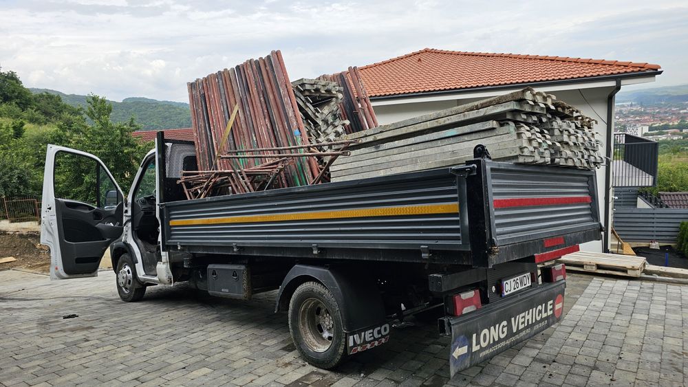 Inchiriez si Vand Schela metalica italiana 8lei mp si popici 7lei buc