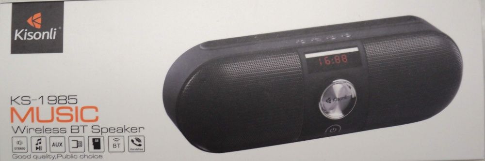 Boxa Portabila Cu Bluetooth, USB, SD, FM Si Afisaj NOUA
