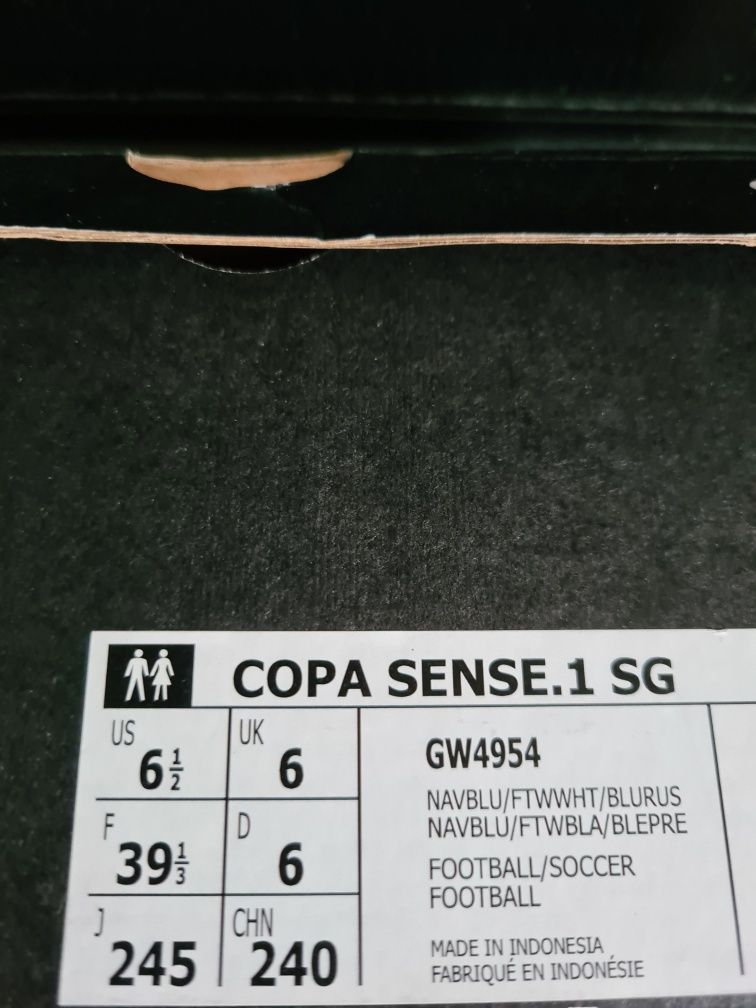 Професионални бутонки Adidas COPA SENSE.1 SG  номер 39 1/3