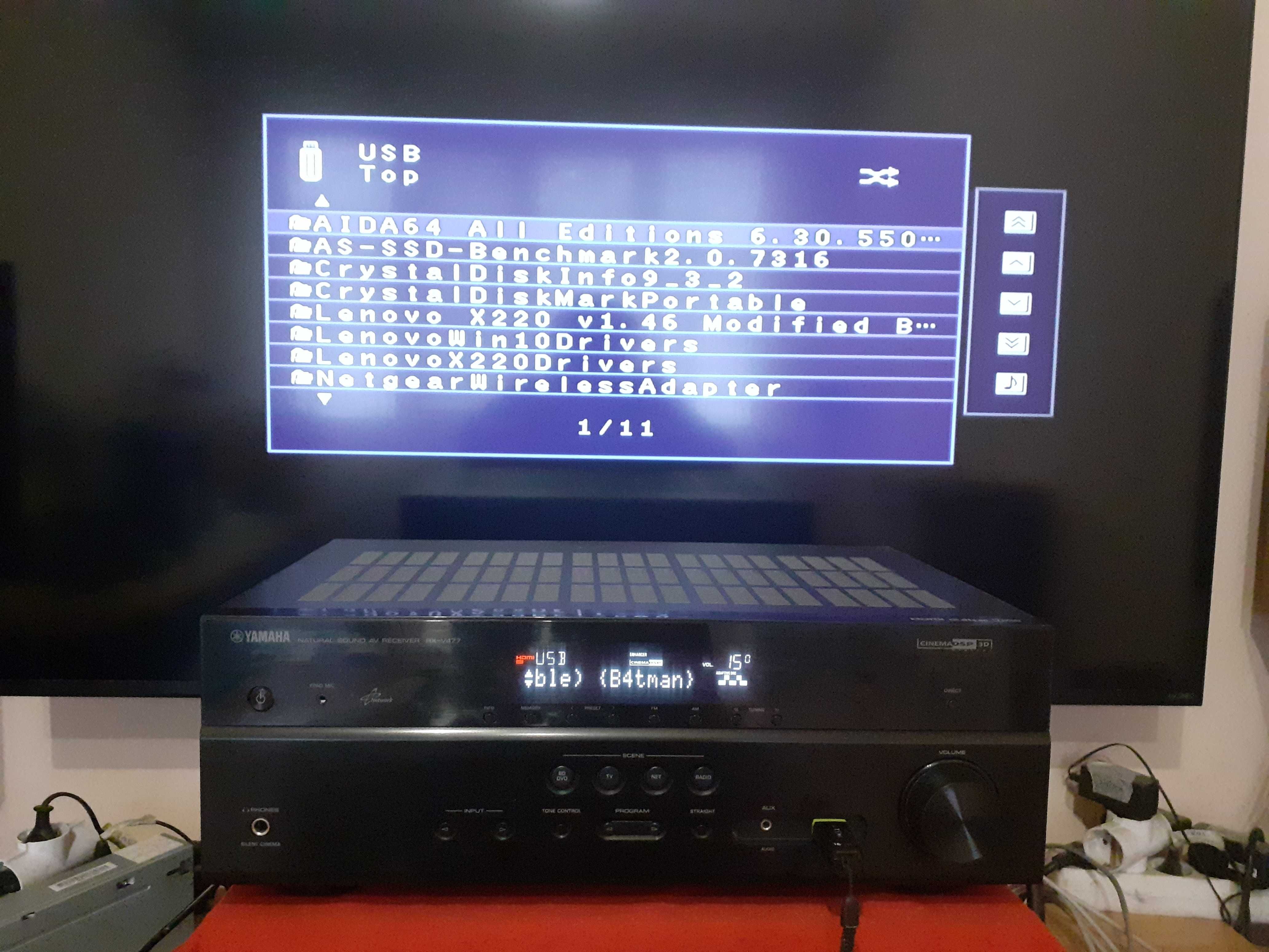 Yamaha RX-V477 HDMI, Network Receiver