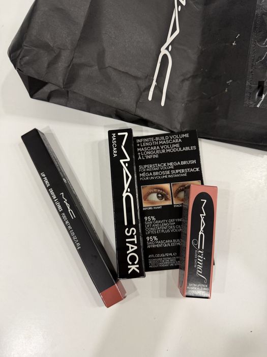 Mac молив за устни, спирала, червило