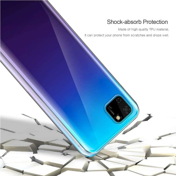 Husa CRYSTAL 360° fata + spate pt Huawei Y5p / Y6 2019 / Y6s 2019