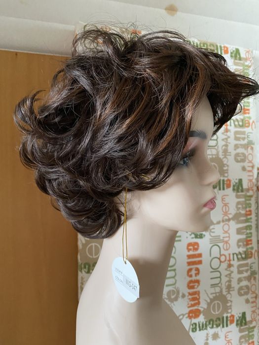 Peruca saten inchis aspect par natural doamne