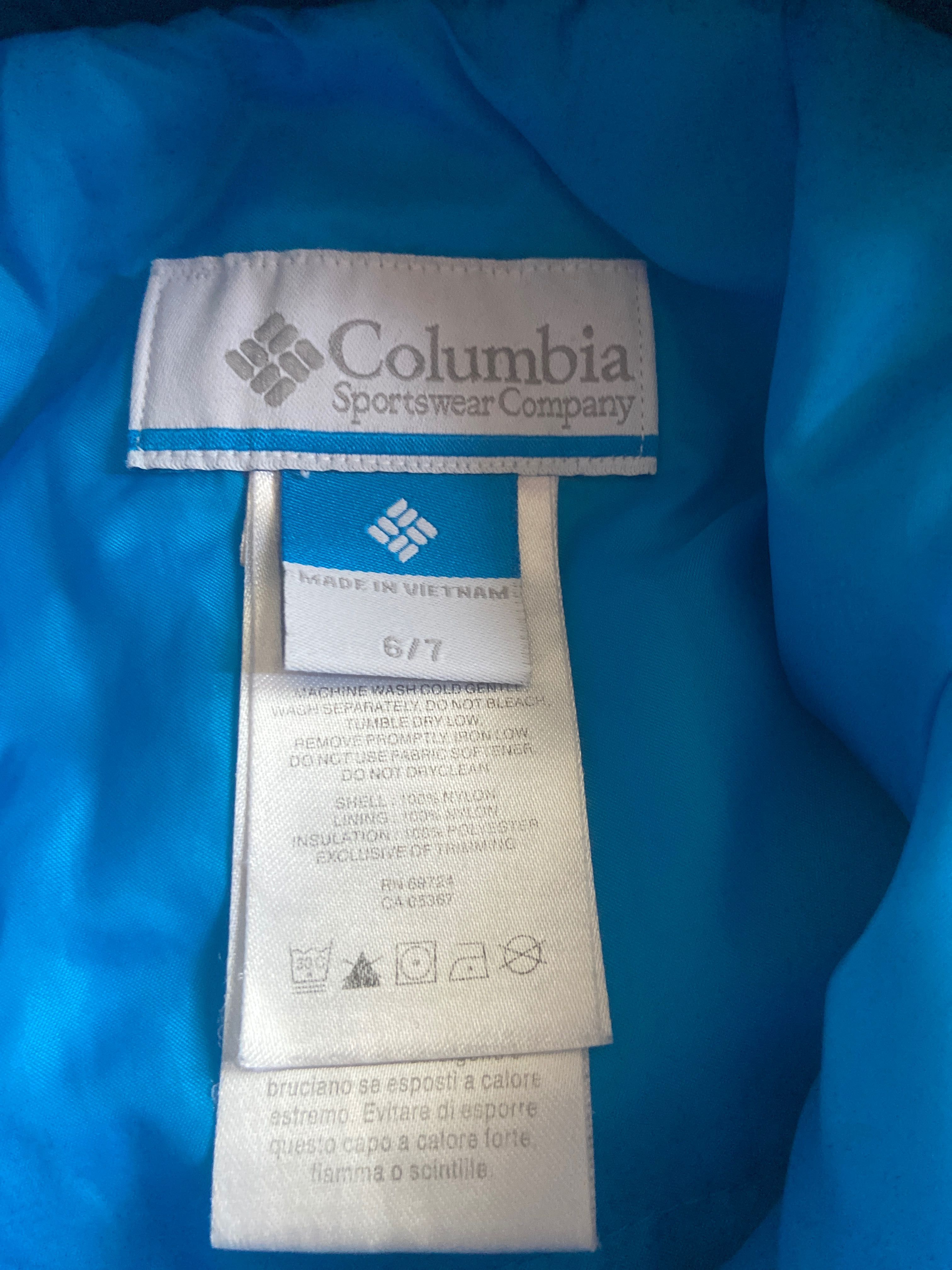 Полукомбинезон зимний на 6-7 лет columbia