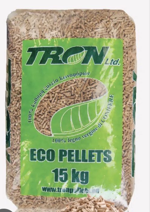 Дървесни пелети клас А1 100 % Топ Качество ! Безплатен Транспорт !!!