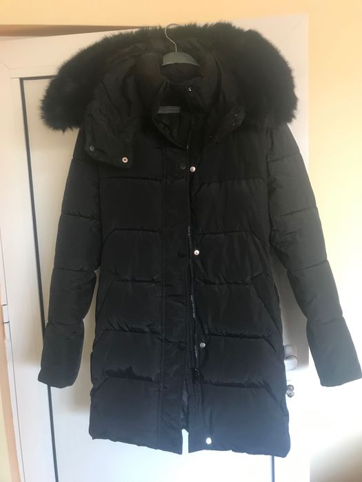 Официално дамско палто, Черно дамско яке с 2 лица дамска яка черна