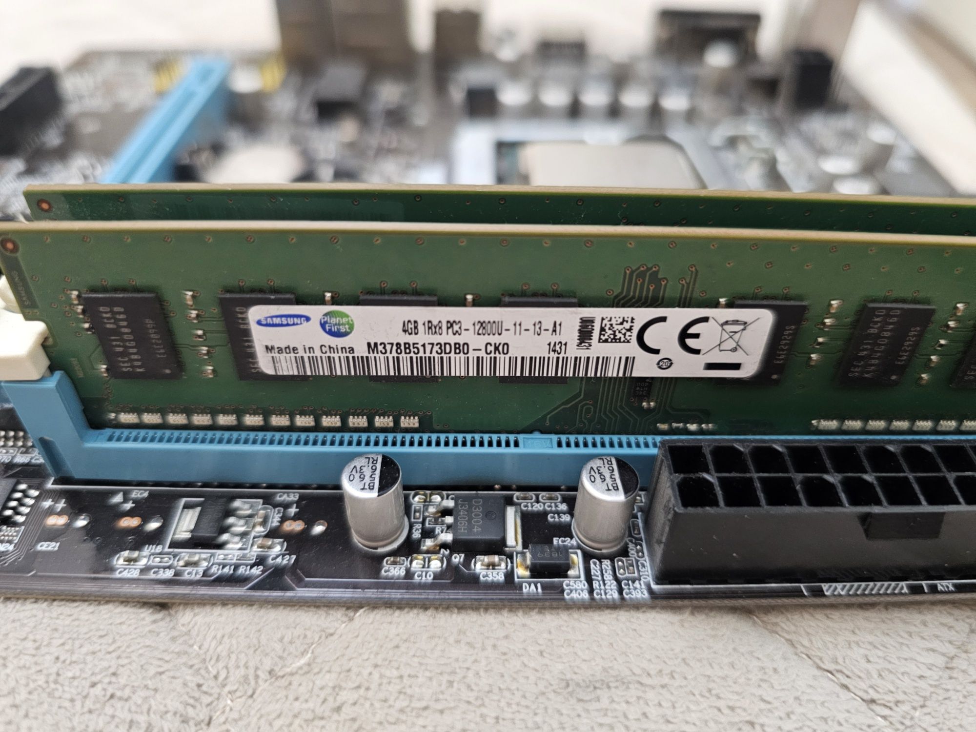 Продам мамку с процессором Core i5 3470 в сборе