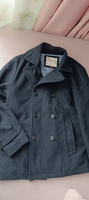 Мъжко Палто в тъмно син цвят