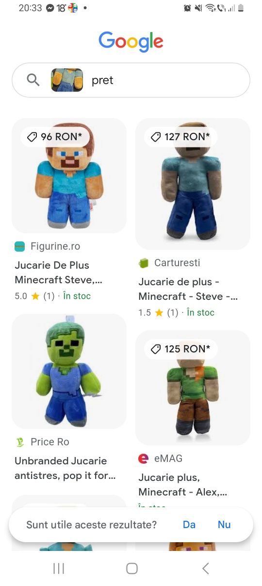 Plusuri Minecraft origibanale Mojang mari 30cm