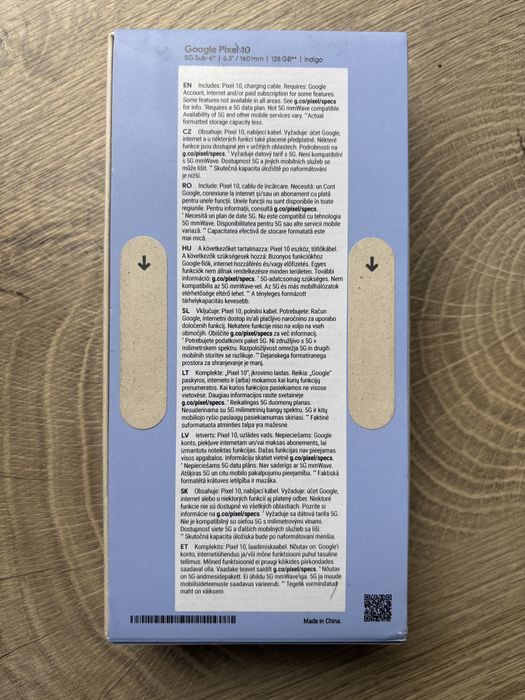 Google pixel 10 indigo