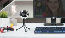Blue Snowball микрофон, Classic studio-quality USB microphone, нов